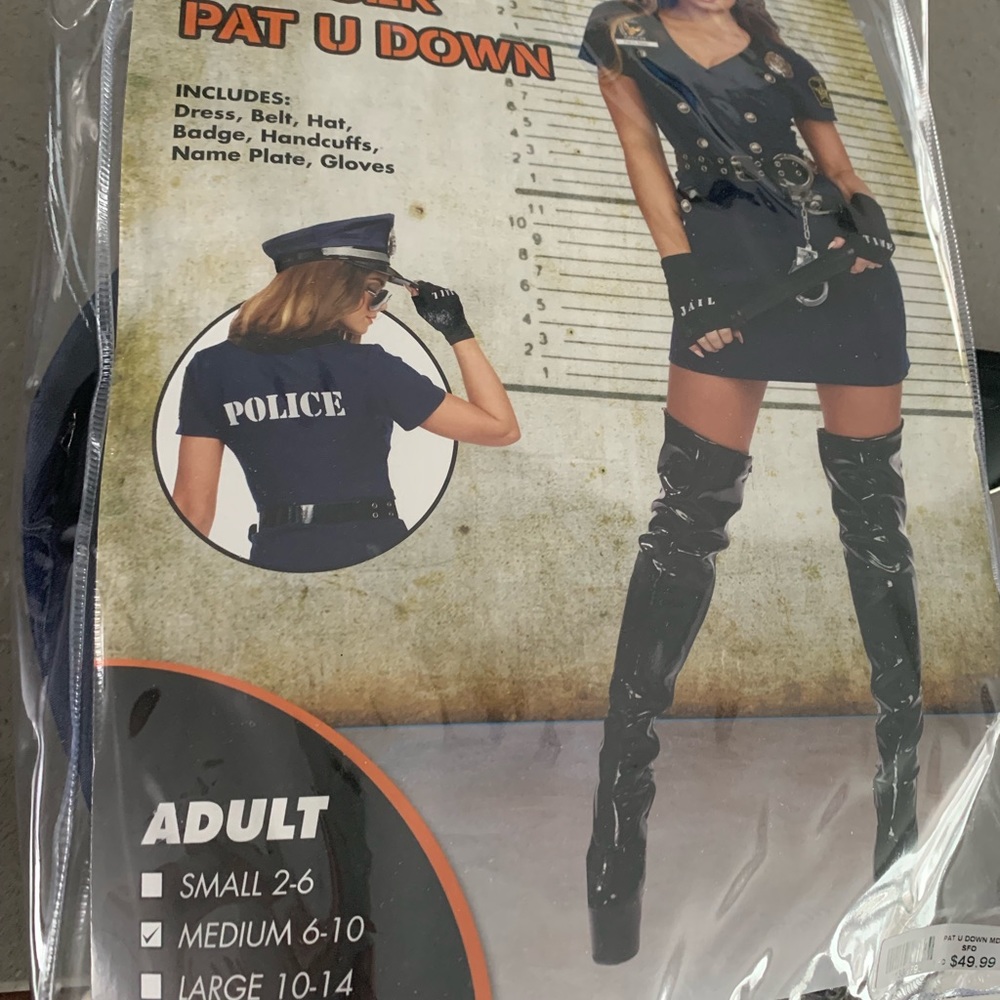 Cop Halloween costume. - Picture 2 of 3